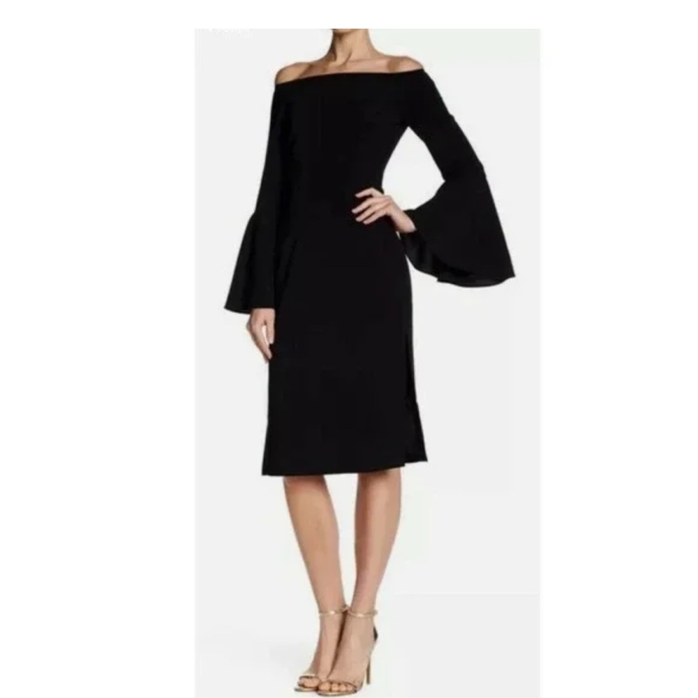 Keepsake Elegant Black Off-Shoulder Dress size M